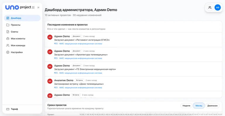 Результаты — скриншот 1